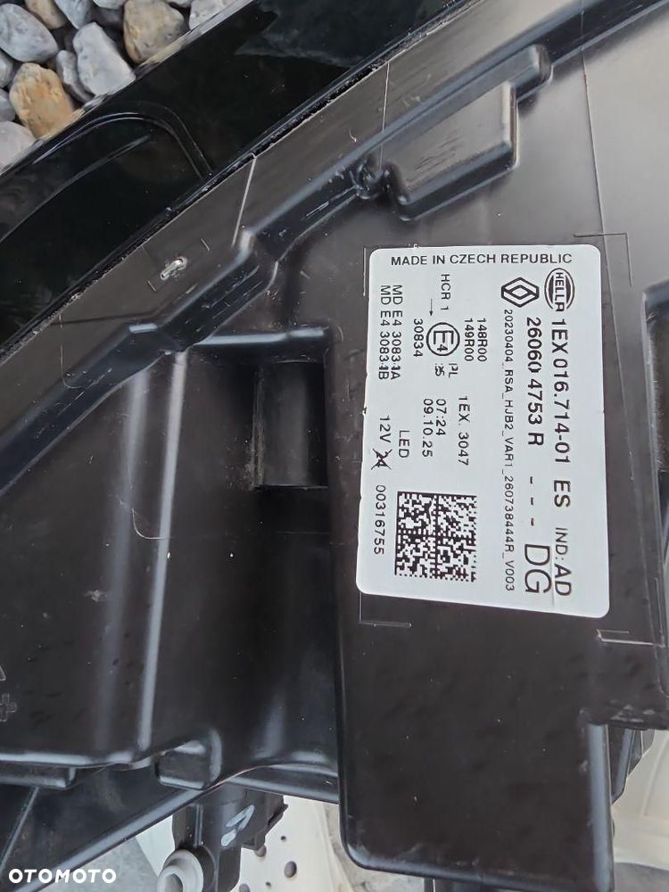 RENAULT CAPTUR 2 II LIFT SYMBIOS Lampa lewa Kompletna Full Led 260604753R - 10