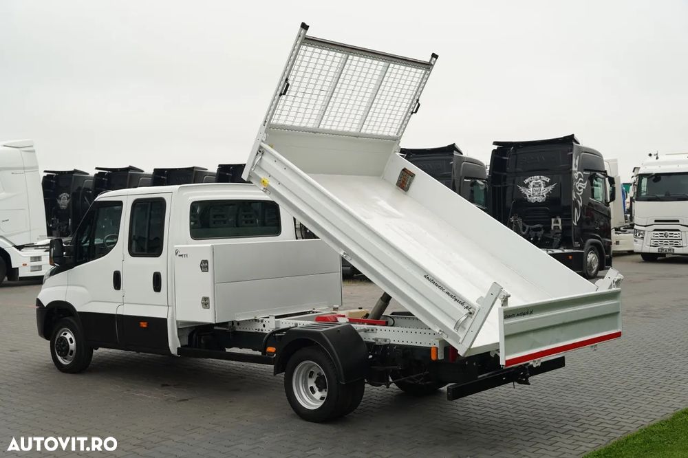 Iveco DAILY 35-140 / BASCULATOR DIN ALUMINIU / DUPĂ TRANSMISIE / DOUĂ TRANSMISII / MANUAL / IMPORTAT / EURO 6 - 5
