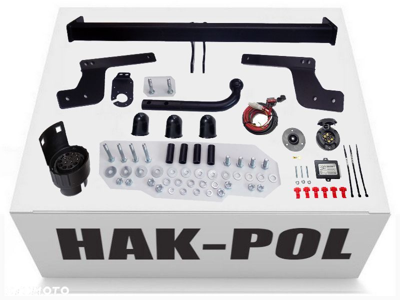 FIAT DOBLO 1 I 00-2009 KRÓTKI SHORT DŁUGI MAX FURGON hak holowniczy + MODUŁ + WIĄZKA + GNIAZDO 7PIN - 1