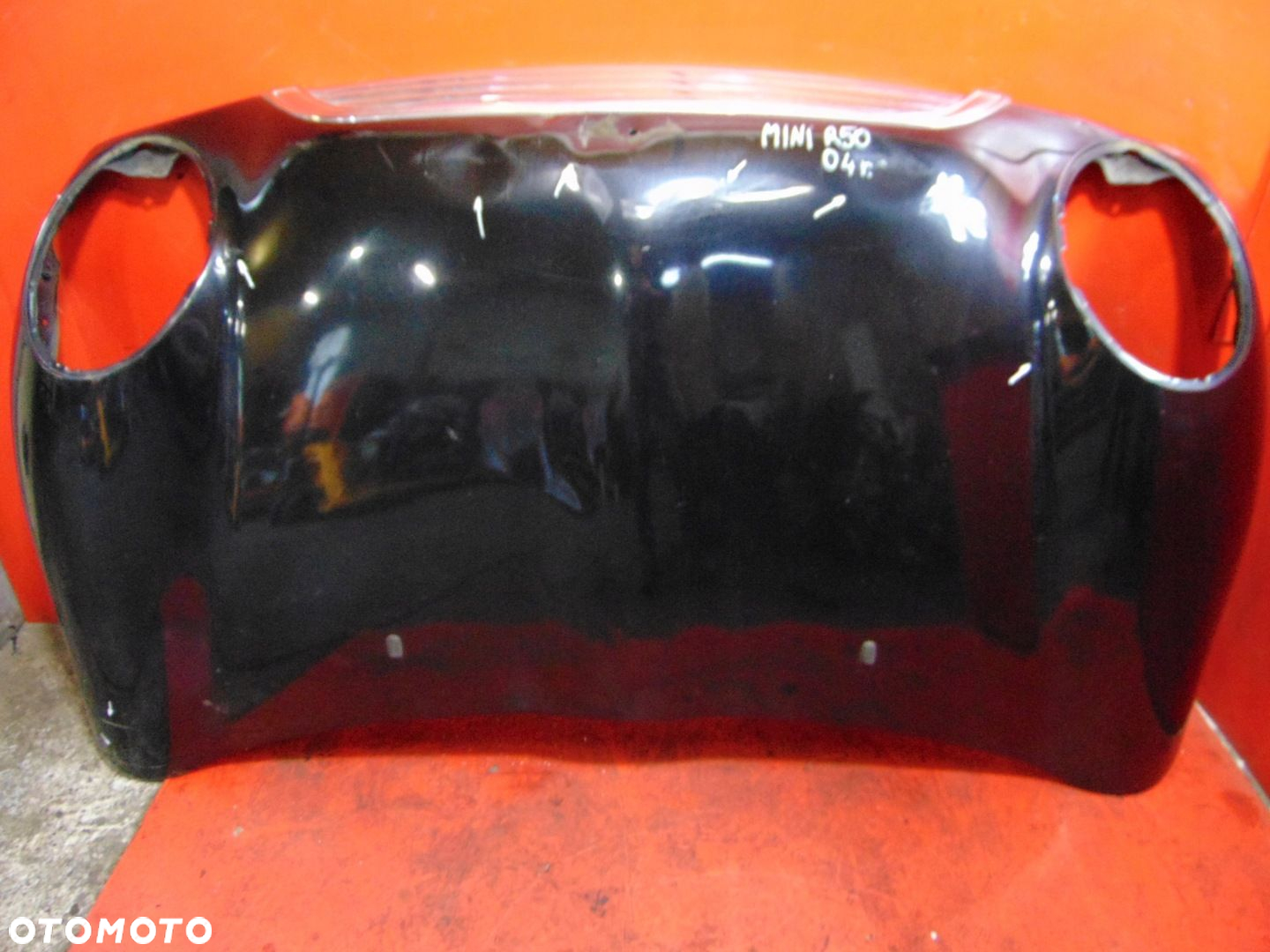 MINI ONE COOPER R50 R52 MASKA POKRYWA KLAPA SILNIKA GRILL - 2
