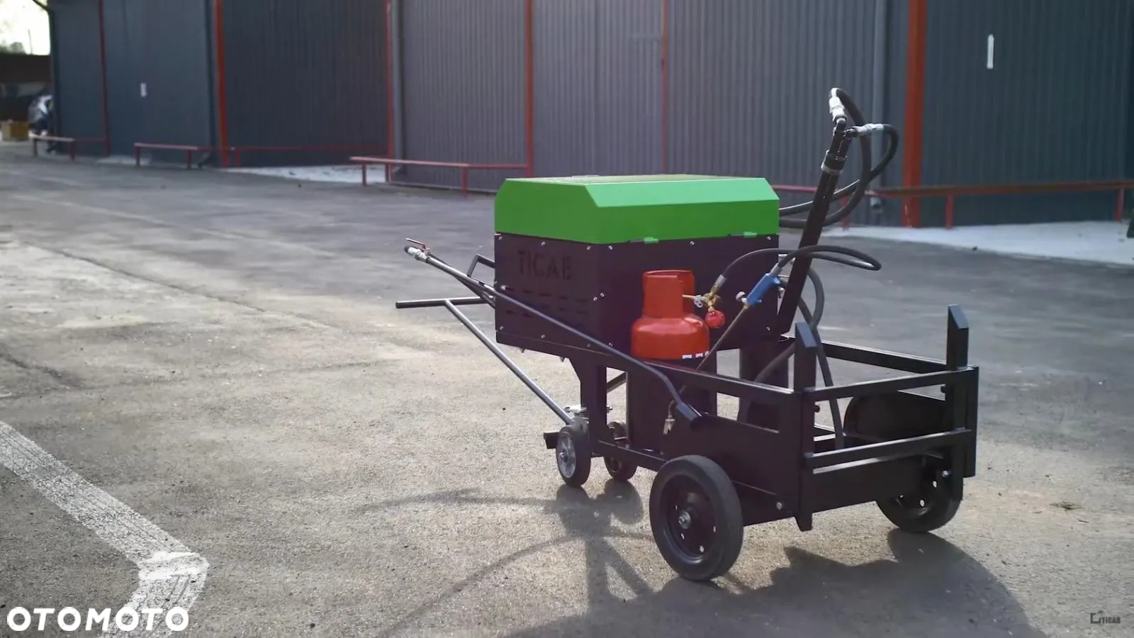 TICAB Skrapiarka do emulsji bitumicznej  200L - 3