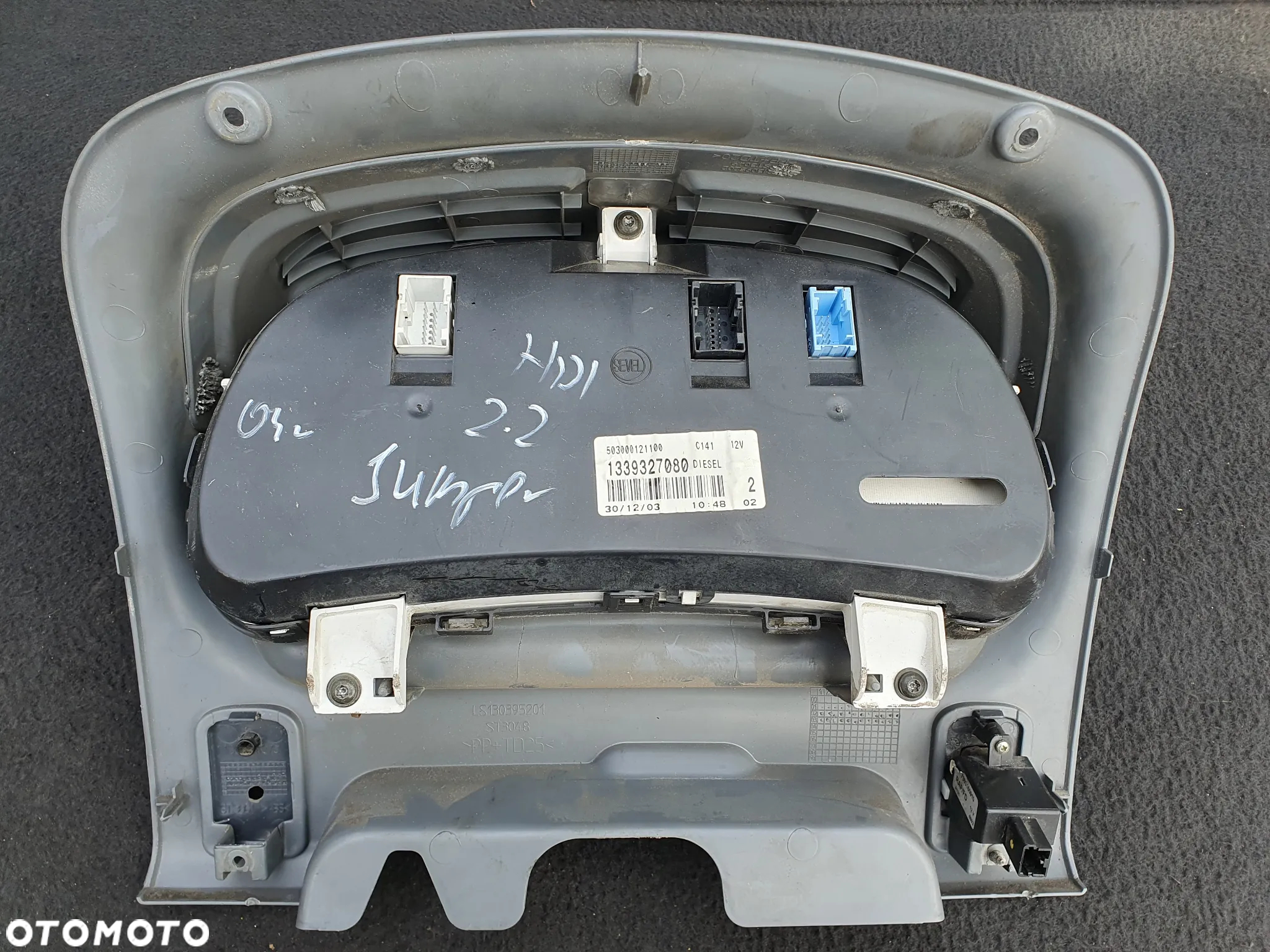 CITROEN JUMPER 2.2HDI LICZNIK ZEGARY PRĘDKOŚCIOMIERZ 1339327080 DUCATO BOXER - 4