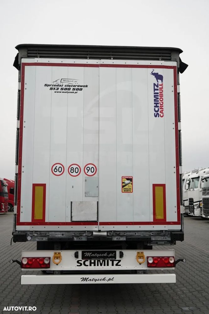 Schmitz Cargobull CORTINĂ / STANDARD / ACOPERIȘ RIDICAT / PUNȚĂ RIDICATĂ / - 12