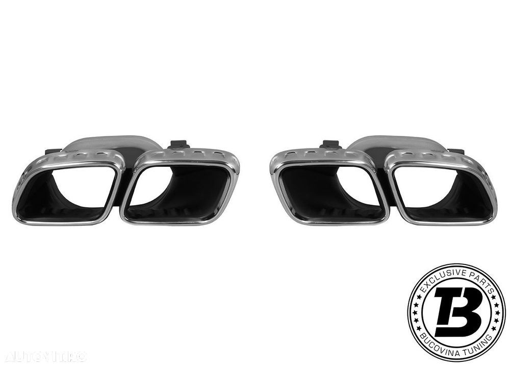 Difuzor Bara Spate cu Ornamente compatibil cu Mercedes E Class C238 E63 Design - 8