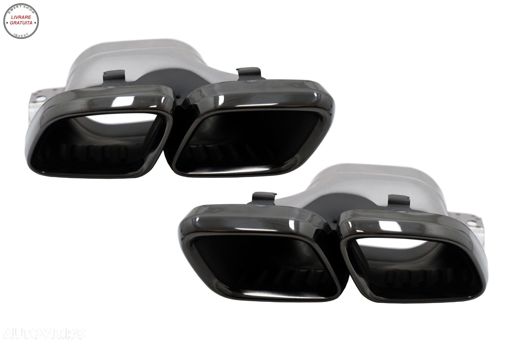 Ornamente tobe pentru sistemul de evacuare Mercedes C-Class W205 S205 C205 A205 C6- livrare gratuita - 1