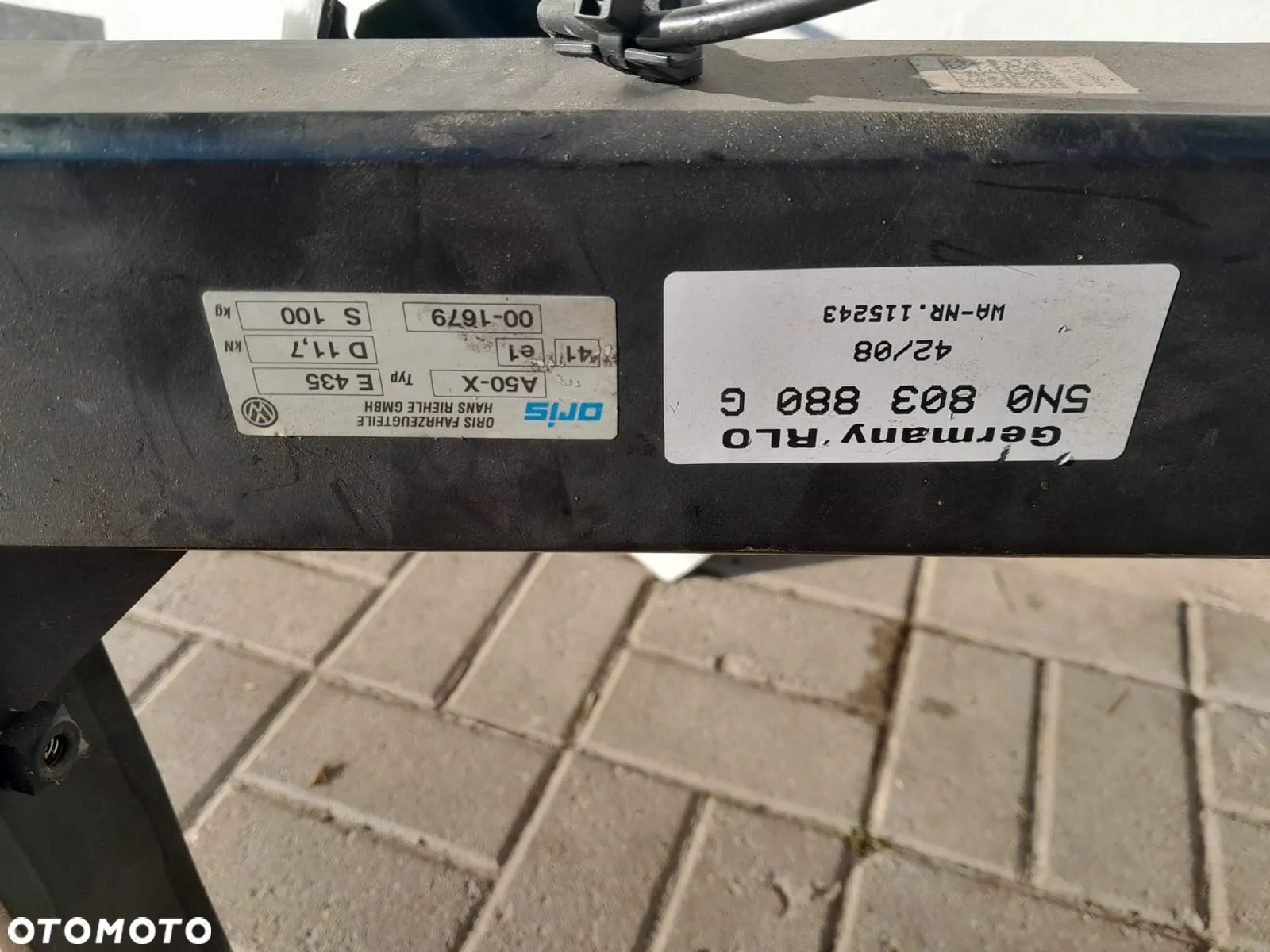 VW Tiguan hak tył 5N0803880G - 4