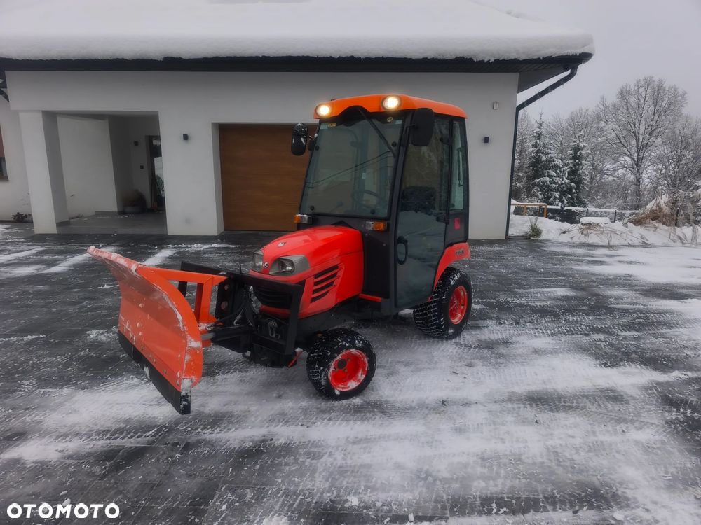 Kubota BX350 4x4 Traktorek komunalny kosiarka pług piaskarka pełen osprzęt