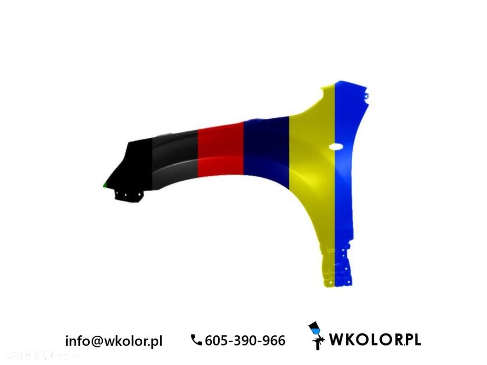 NOWY BŁOTNIK SUZUKI GRAND VITARA II 2005-2015 LAKIEROWANY W KOLOR - 1