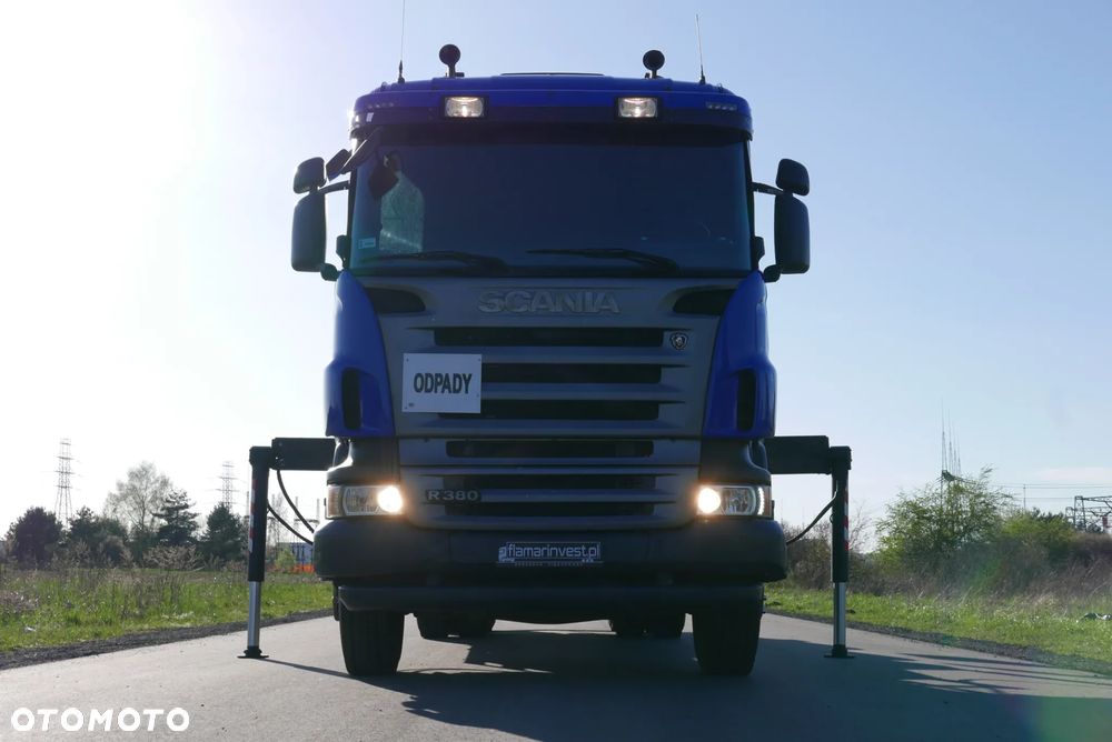 Scania R 380 6X4 RESOR DŹWIG PALFINGER BLOKADA MOSTÓW MANUAL DO ZŁOMU - 33