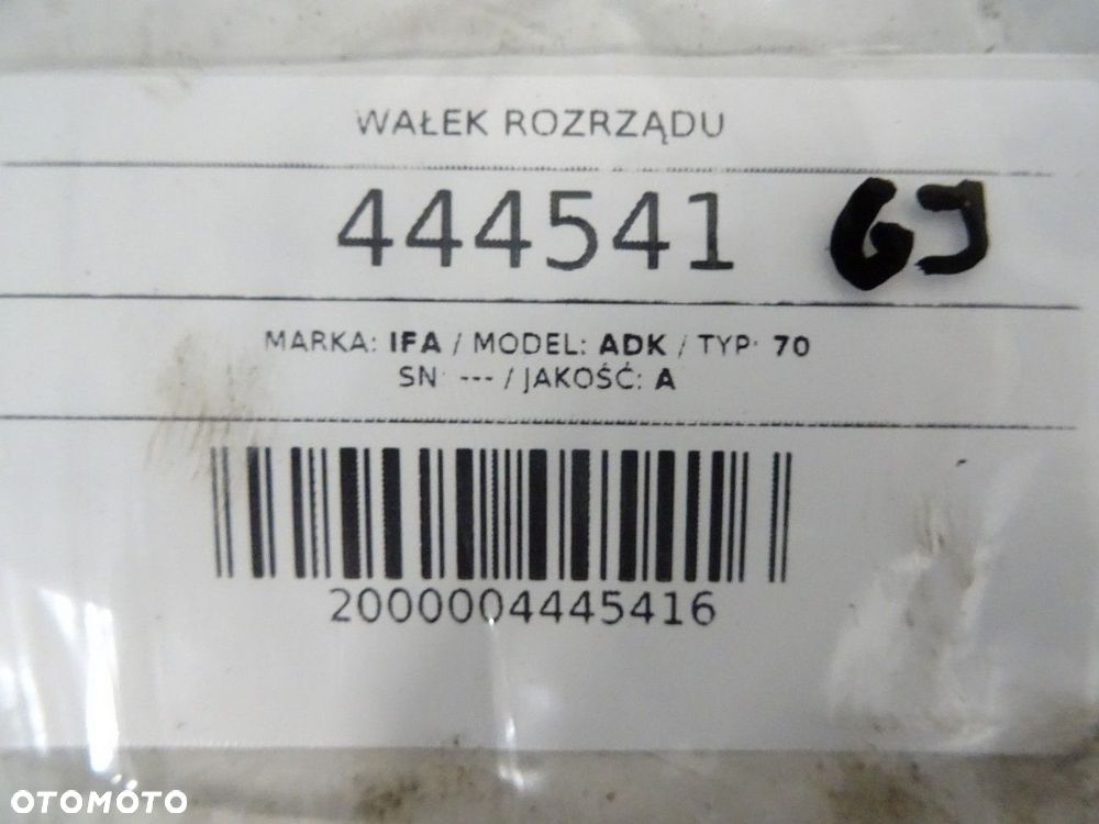 WAŁEK ROZRZĄDU - 604.00 PLN - IFA ADK 70 - 6