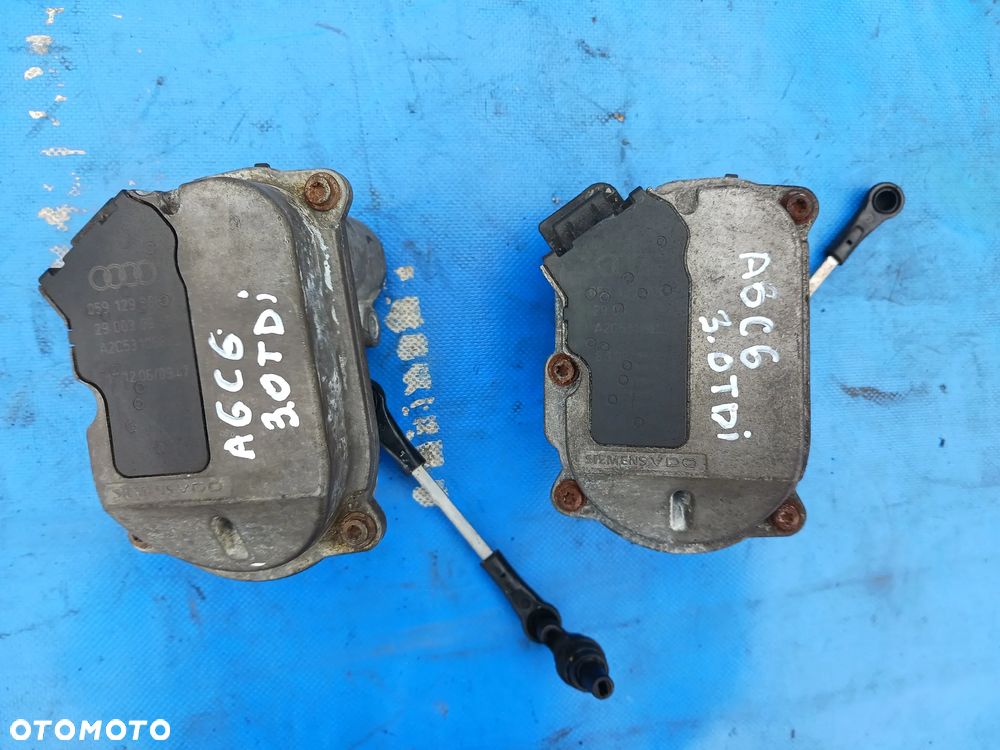 NASTAWNIK KLAP KOLEKTORA SSĄCEGO 059129086 AUDI A6 C6 3.0 TDI BMK ASB - 1