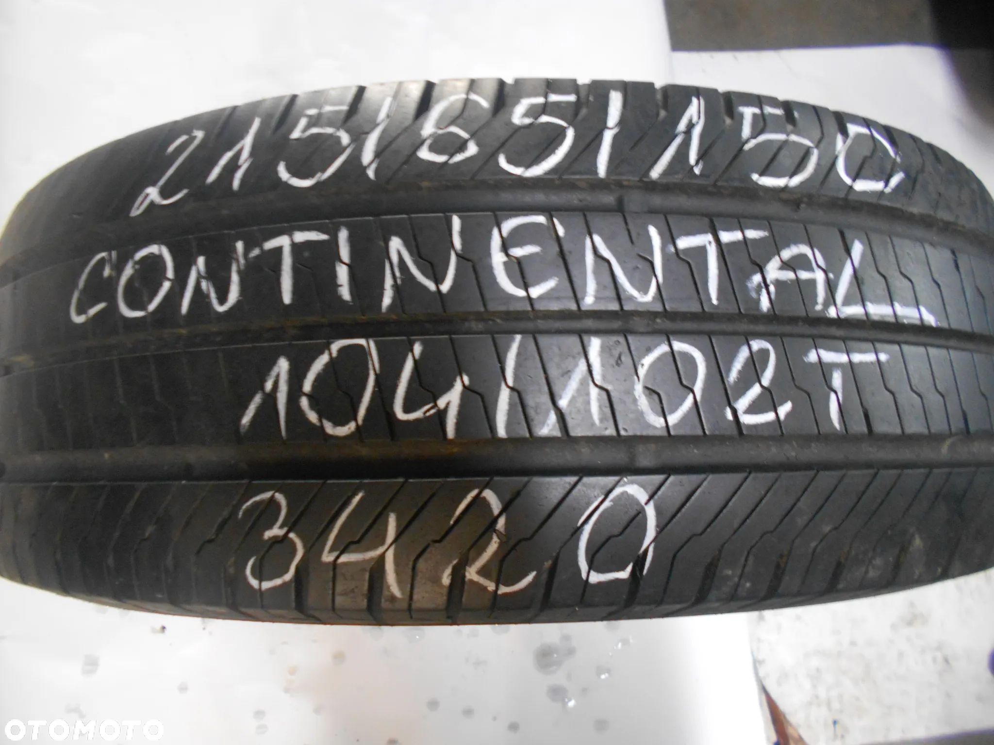OPONA POJEDYNKA 215/65R15C CONTINENTAL VAN CONTACT ECO DOT 3420 7MM - 1
