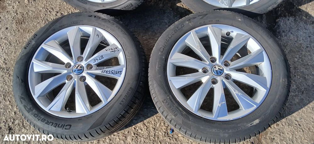 Jante aluminiu 215/55R17 Vw T-Roc seat Ateca - 7
