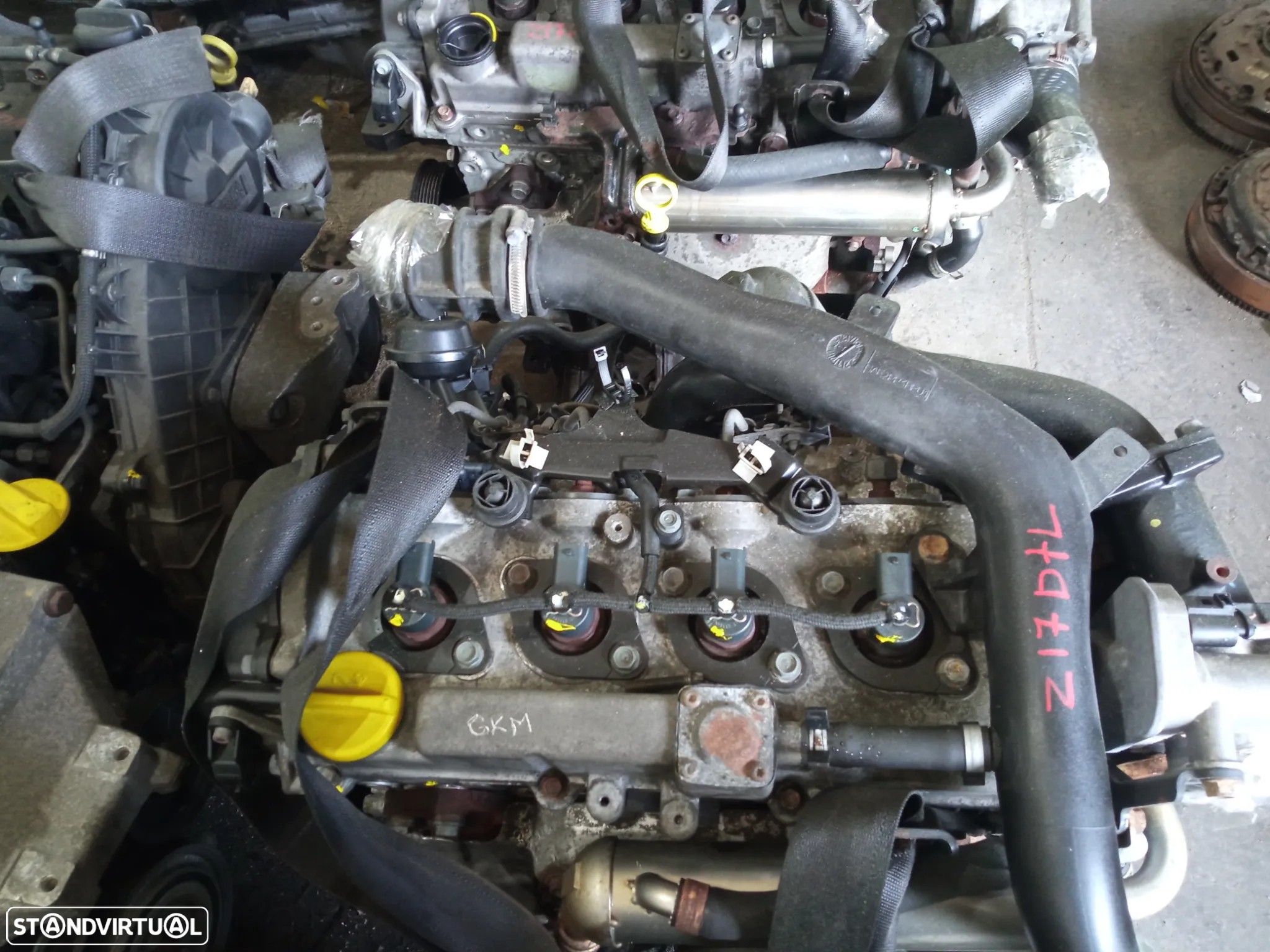 Motor Opel Astra H 1.7 Cdti REF: Z17DTL - 4