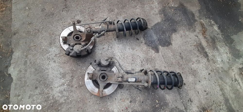 VOLVO S40 II V50 Ford Focus mk2 C-MAX 3M51-3K170 3m51-3k171  4M51-18045 4M51-18K001 macpherson  KOMPLETNY  Zwrotnica , amortyzator sprężyna piasta tarcza zacisk - 6