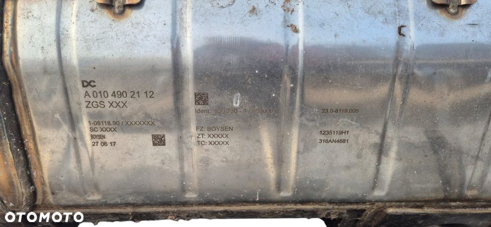 KATALIZATOR TŁUMIK MERCEDES ACTROS EURO 6 - 2