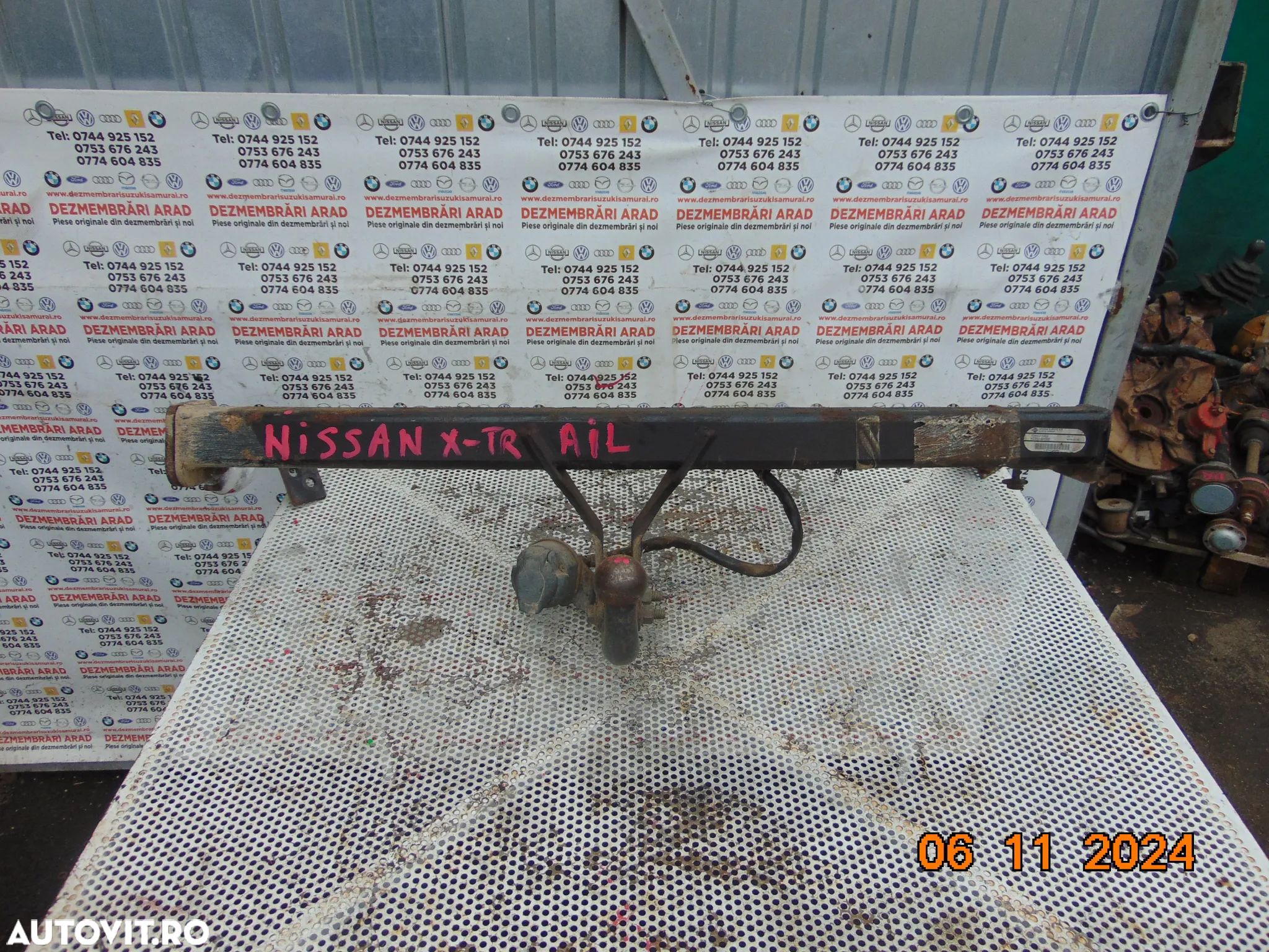 Carlig remorca nissan X Trail 2001-2007 x-trail t30 carlig remorcă - 1