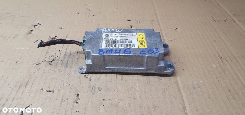 Moduł Sensor Airbag Poduszek BMW 6 E63 6963023 - 2