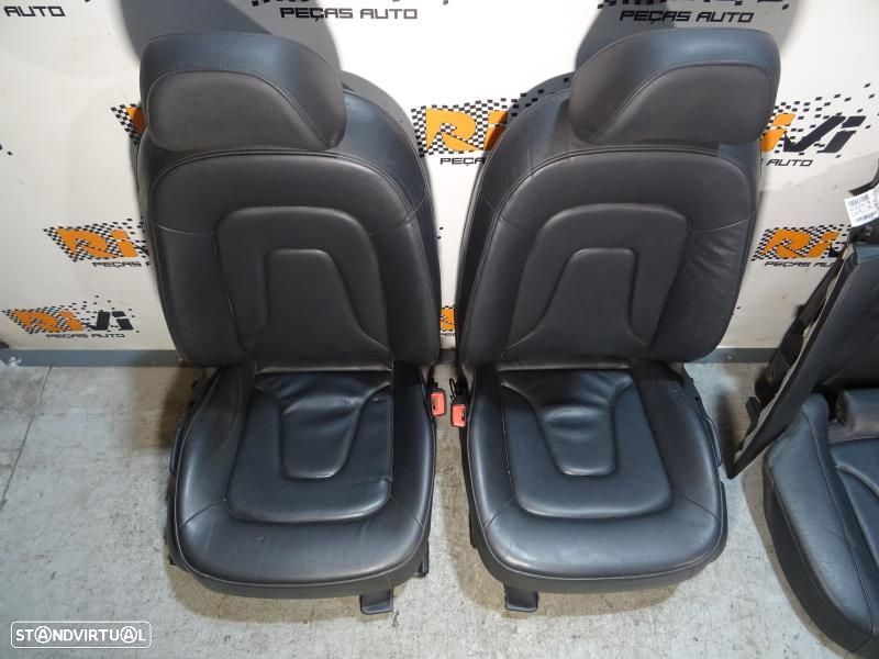 Conjunto De Bancos Audi A4 (8K2, B8)  Bancos Audi A4 B8 Sedan Em Pele - 2
