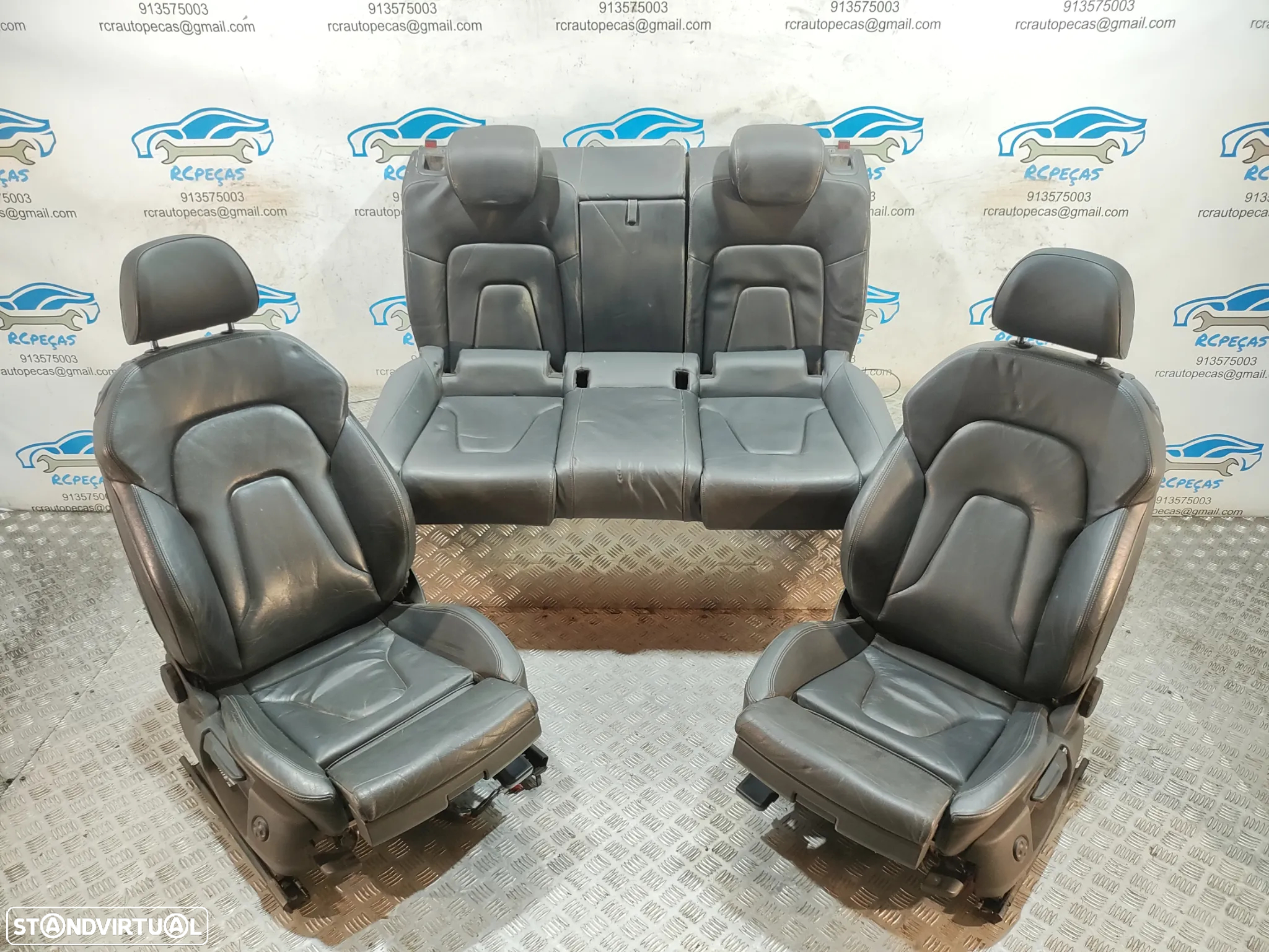 Conjunto Bancos Pele Audi A5 8T 8T3 Coupe S Line S-Line 3 Portas eléctricos - 15