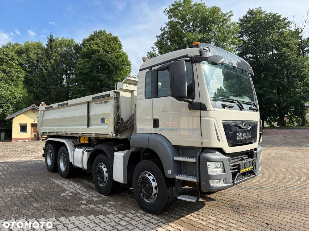 MAN 35.460 TGS wywrotka 8x4, 3-str. MEILLER, BORDMATIC, 302 t.km., TOP! - 2