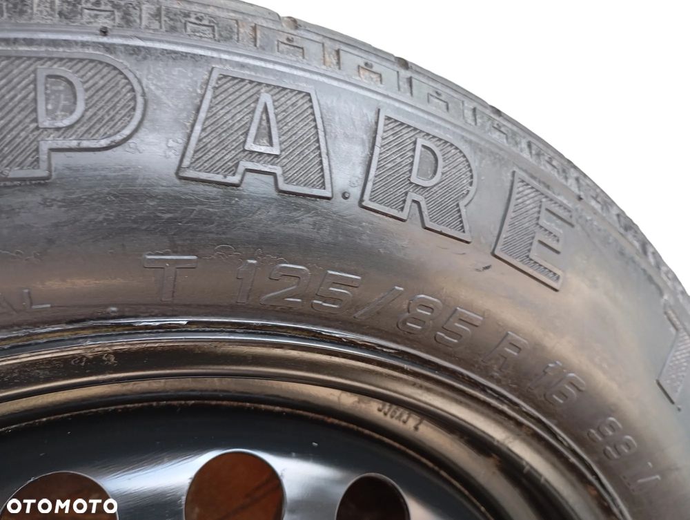 Koło Zapasowe Dojazdowe 125/85 R16 5x108 63,4MM ET:25 Volvo V40 V50 Ford 2160823 30683913  - Gwarancja Wysyłka - 3