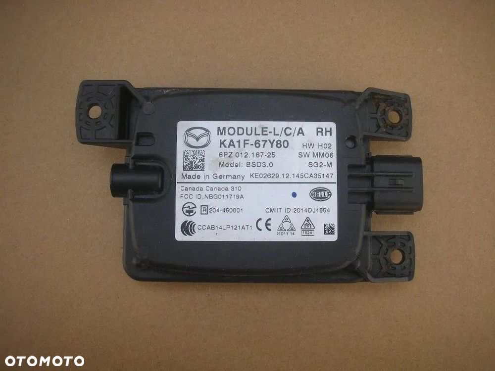 ASYSTENT ZMIANY PASA PRAWY MAZDA KA1F-67Y80 CX5 - 2