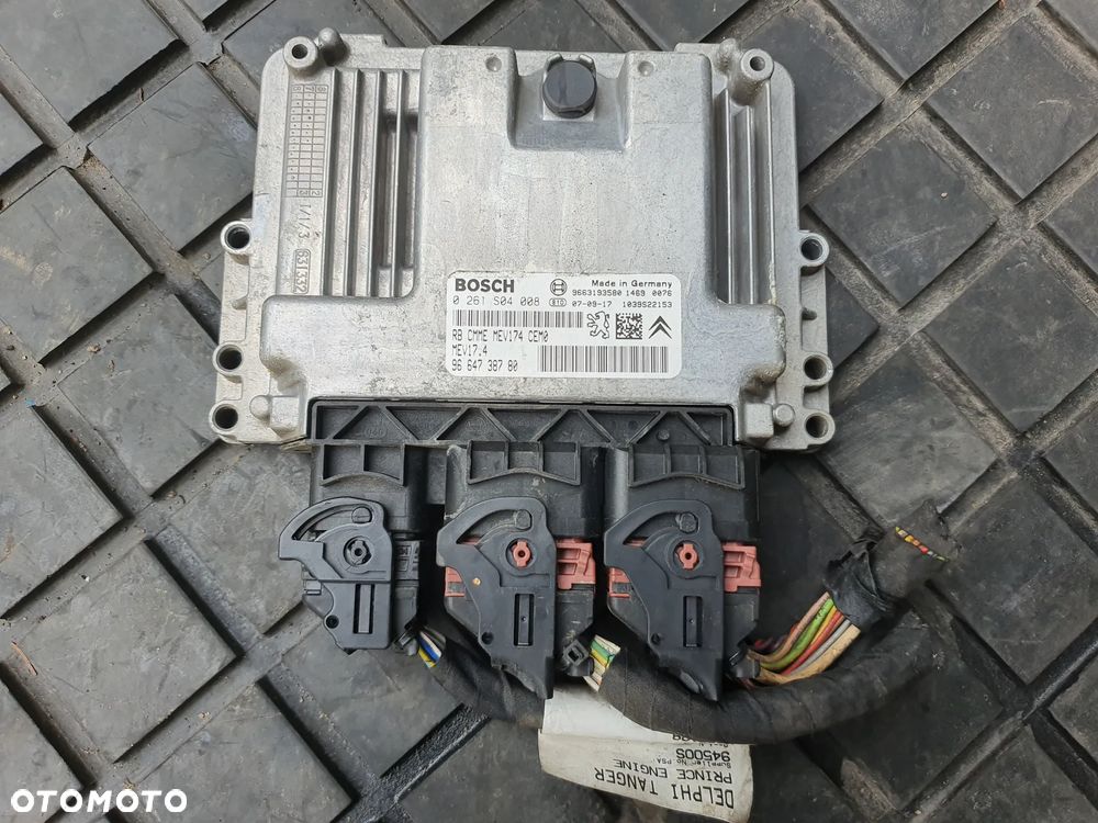 KOMPUTER STEROWNIK 0261S04008  9664738780  PEUGEOT 207 1.4 VTI - 1