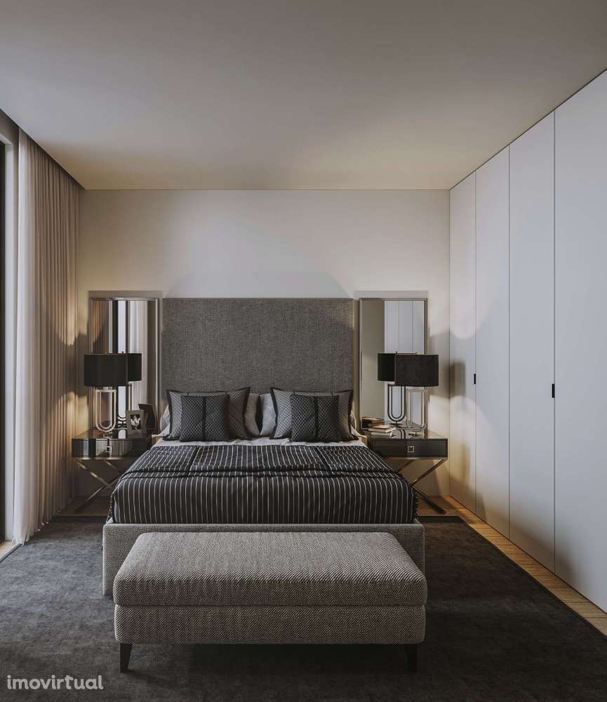 Apartamento T1 Novo c/Campo de Padel e Jardim em Canidelo - Grande imagem: 4/16