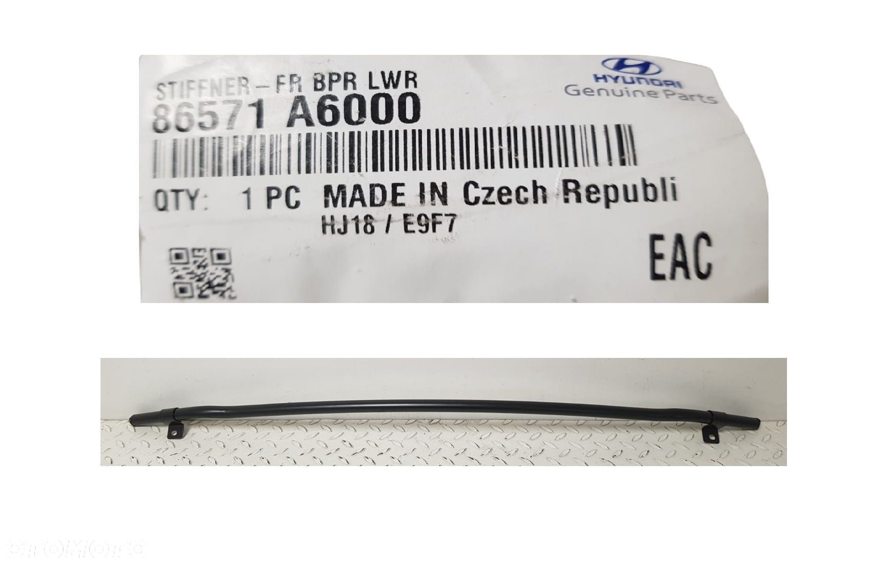 FABRYCZNIE NOWA ORYGINALNA BELKA PRZEDNIA ZDERZAKA DOLNA  HYUNDAI i30 II 2 12-17 86571-A6000 - 1