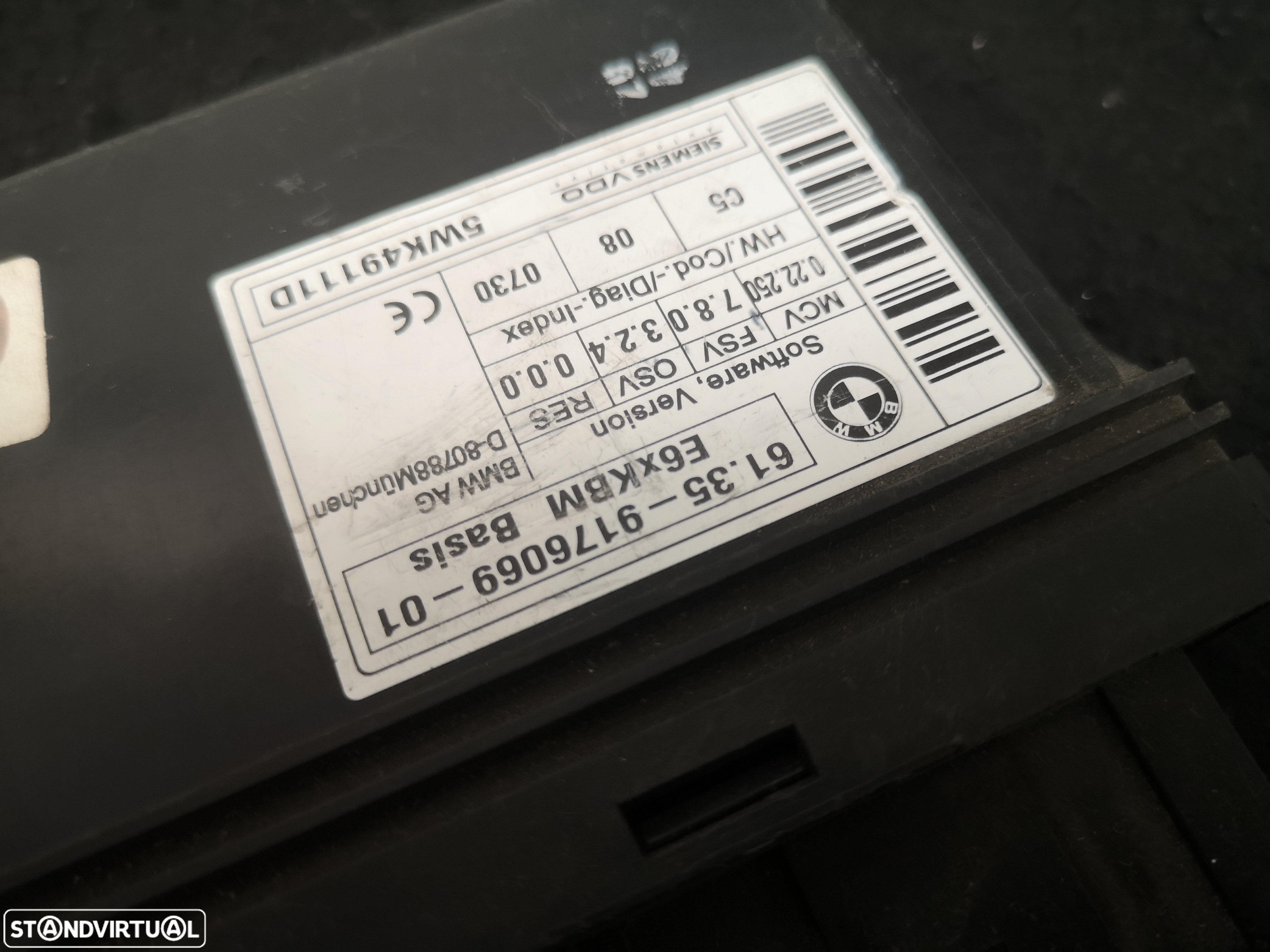 Centralina GATEWAY Bmw ex  e60 e61 e63 e64 e65 e66 2002-2009 - 4
