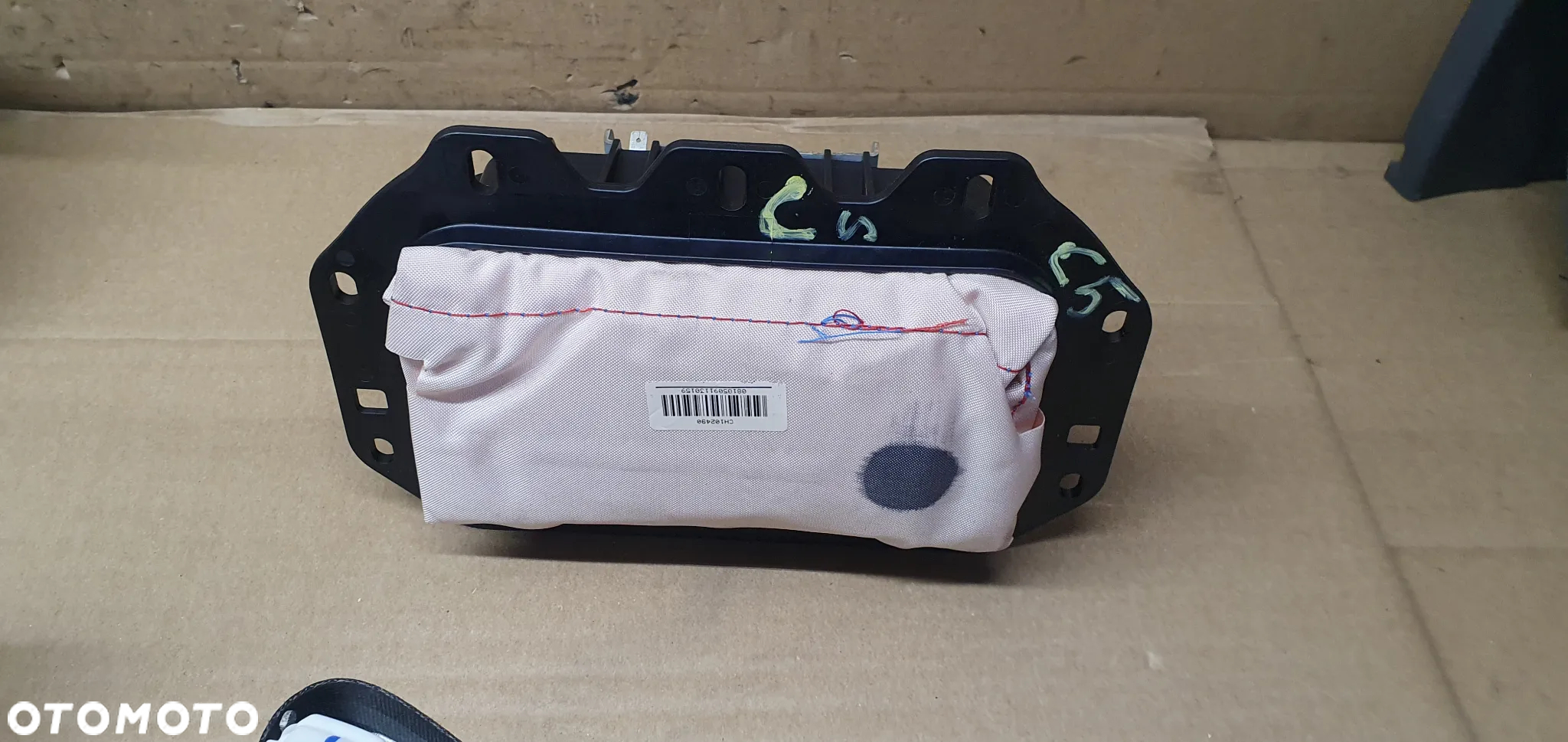 Konsola poduszki pasy AIRBAG  sensor zestaw naprawczy Citroen C5 III - 3