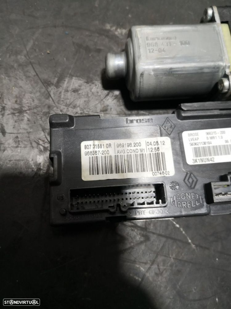 Motor Elevador Frt Esq Renault Megane Iii Hatchback (Bz0/1_) - 4