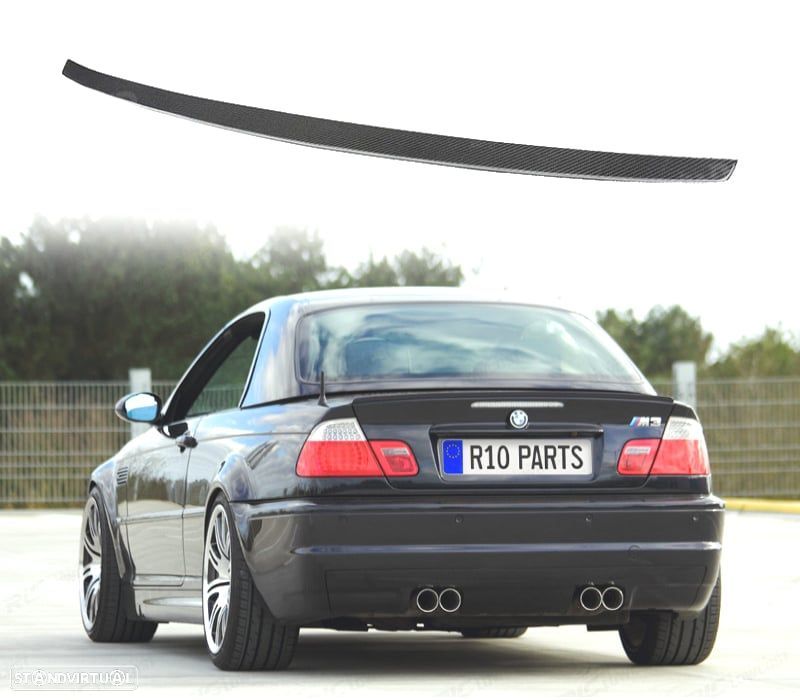 AILERON LIP SPOILER CARBONO BMW E46 COUPE CABRIO 99-06 - 1