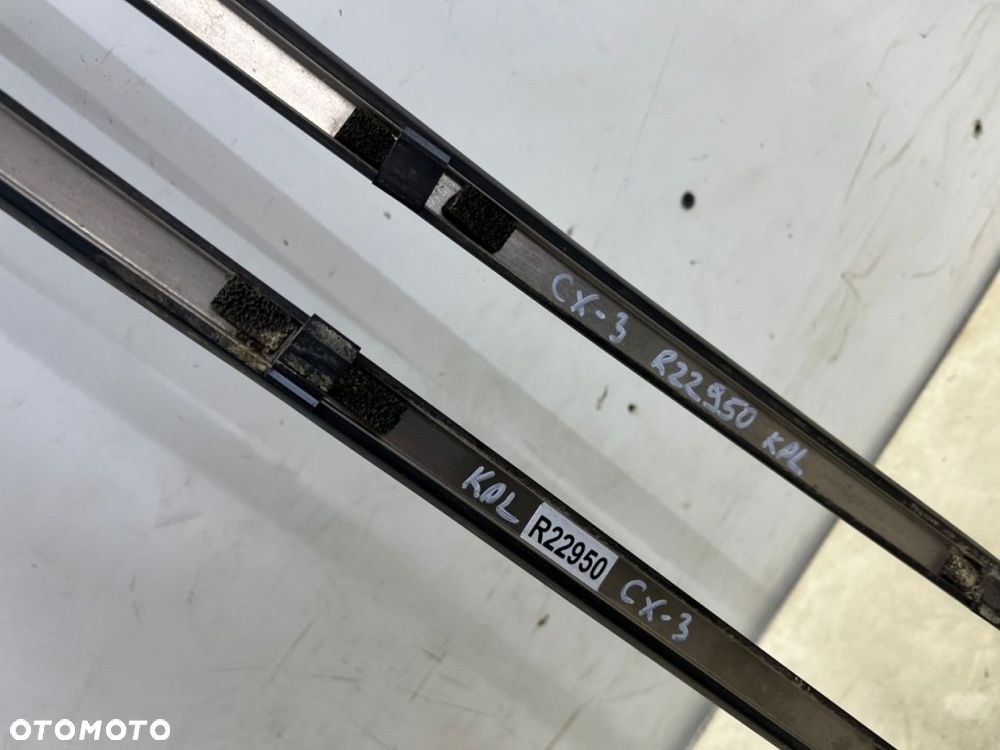 Listwa Mazda CX-3 CX3 14-21r. dachowa prawa lewa nakładka zaślepka KOMPLET d10e-k1057 - 12