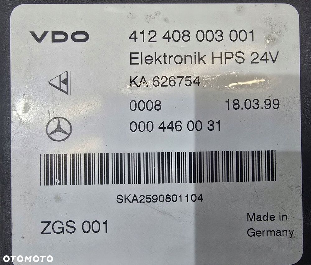 sterownik moduł hps mercedes actros atego 0004460031 - 3