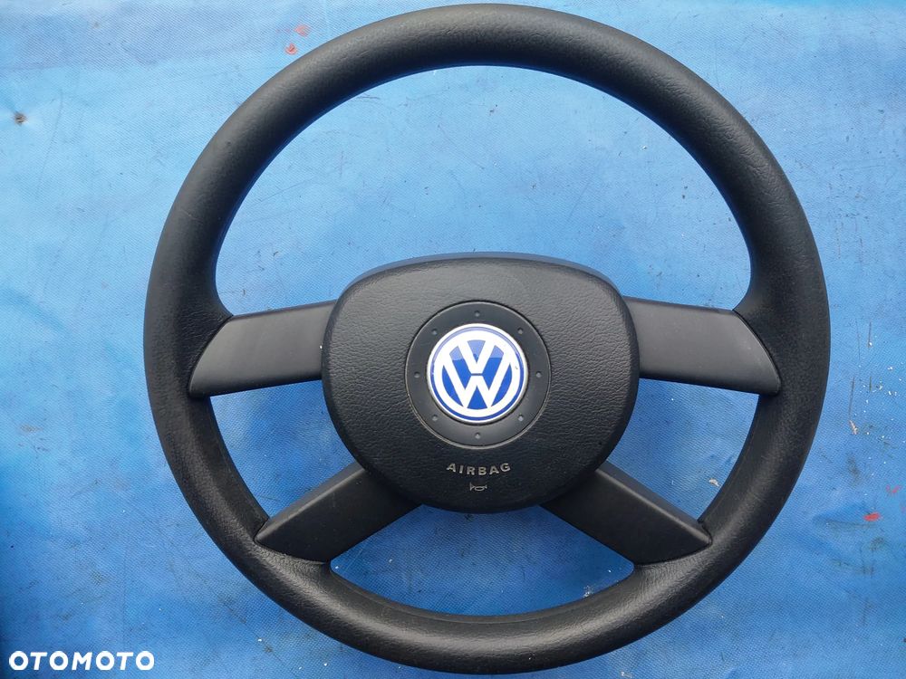 Kierownica Volkswagen polo IV 9N FOX Touran Passat Poduszka powietrzna Ładna - 1