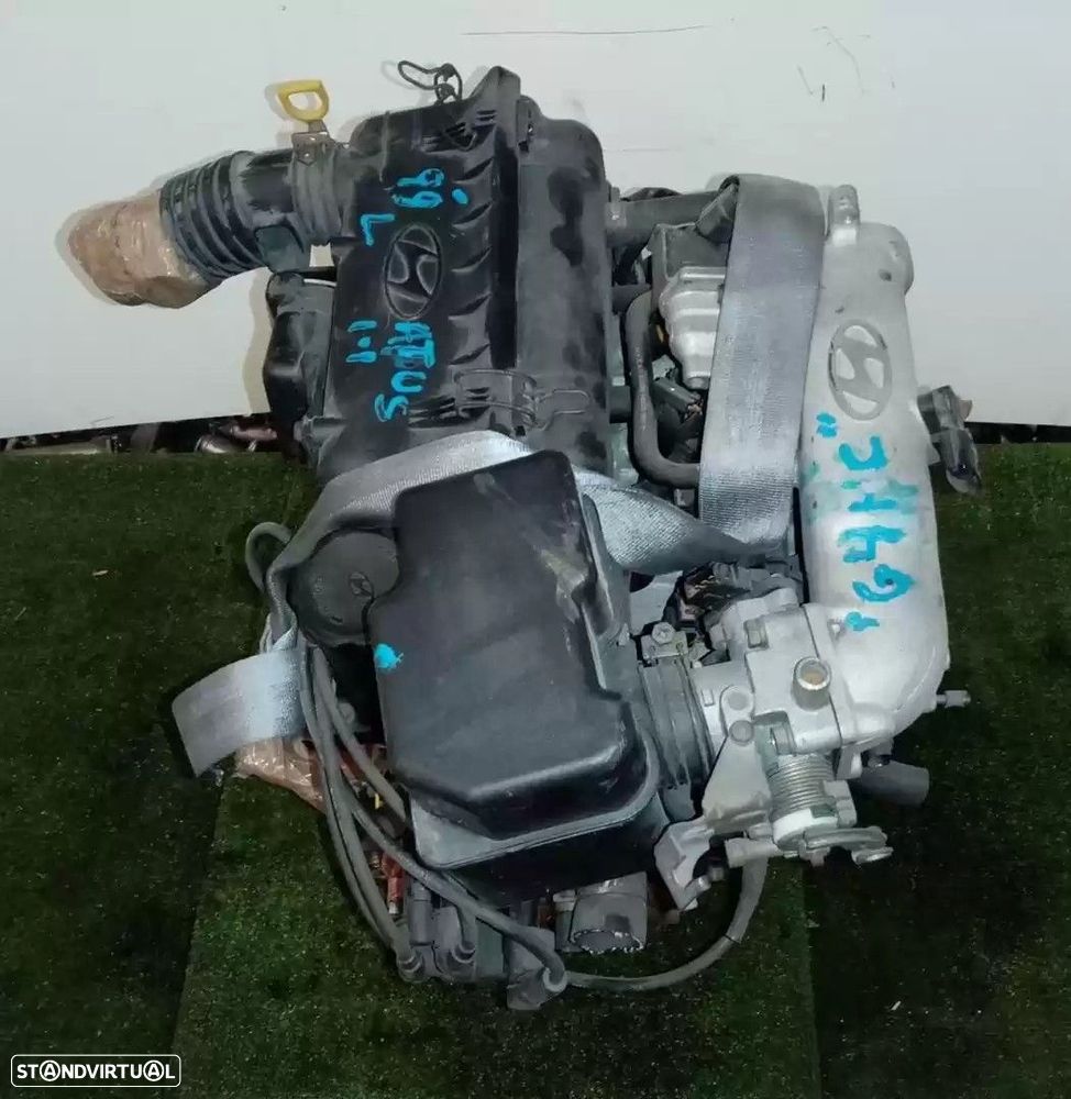 MOTOR COMPLETO HYUNDAI ATOS 1999 -G4HC - 3