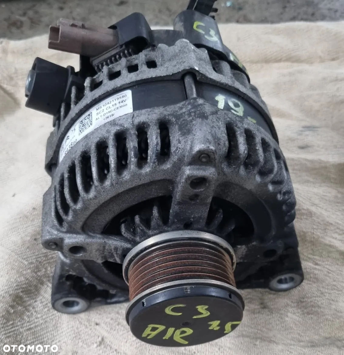 Alternator 1.5 9820893880 Citroen Peugeot OE - 3