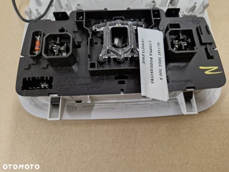 fiat 500x 500 x lampka podsufitki oświetlenie kabiny 7356343110 - 6