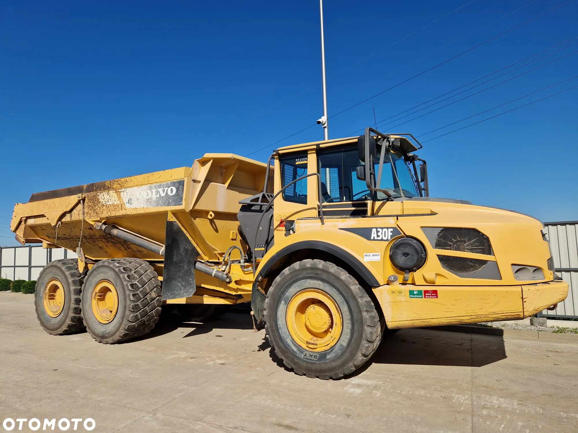 Volvo A30F * szerokie opony * burta tył * - 30
