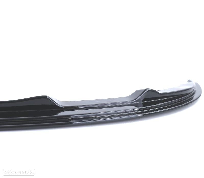 SPOILER LIP BMW E90 E91 08-12 LOOK M PRETO BRILHANTE - 3