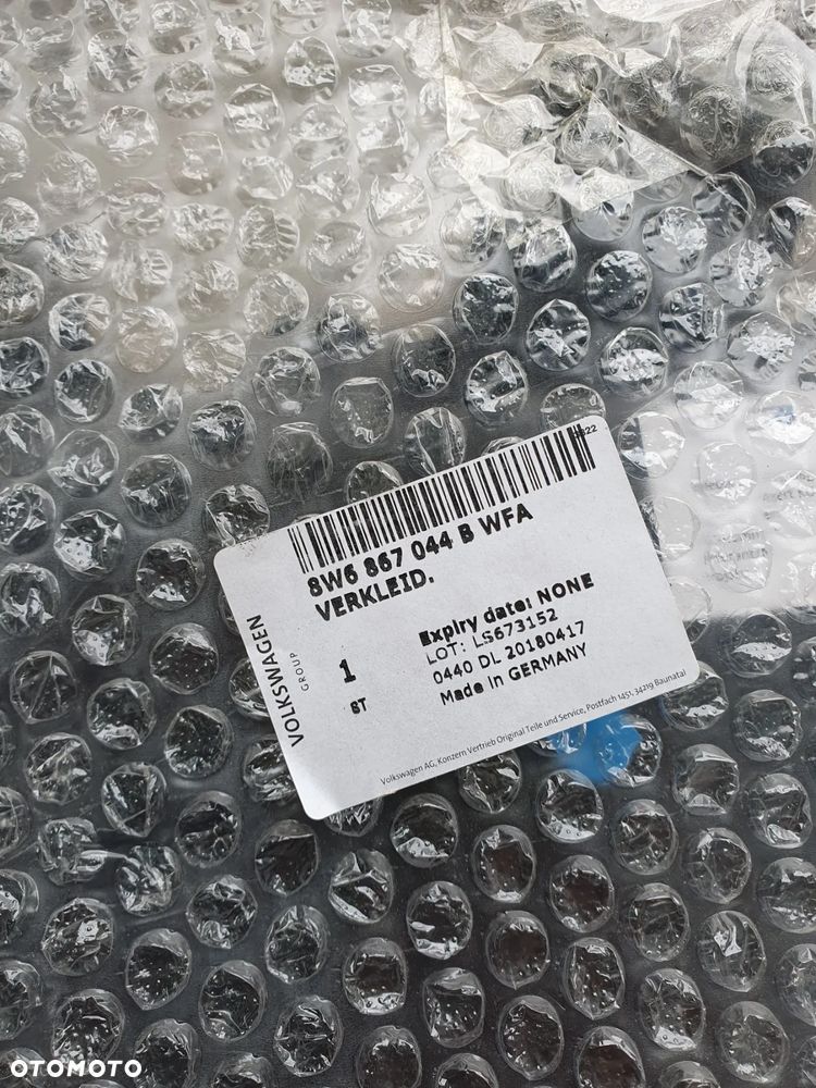 Tapicerka boczek prawy tył tylny Audi A5 S5 F5 8W6867044B WFA Soul 8W6867488 - 8