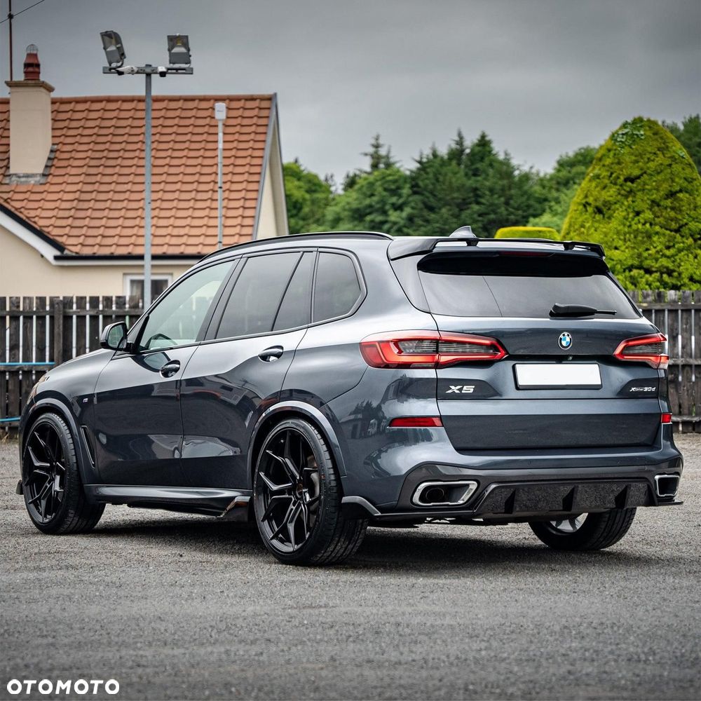 Boczne Dokładki Progów BMW X5 G05 2019/2025 Spoiler Czarny Połysk - 4