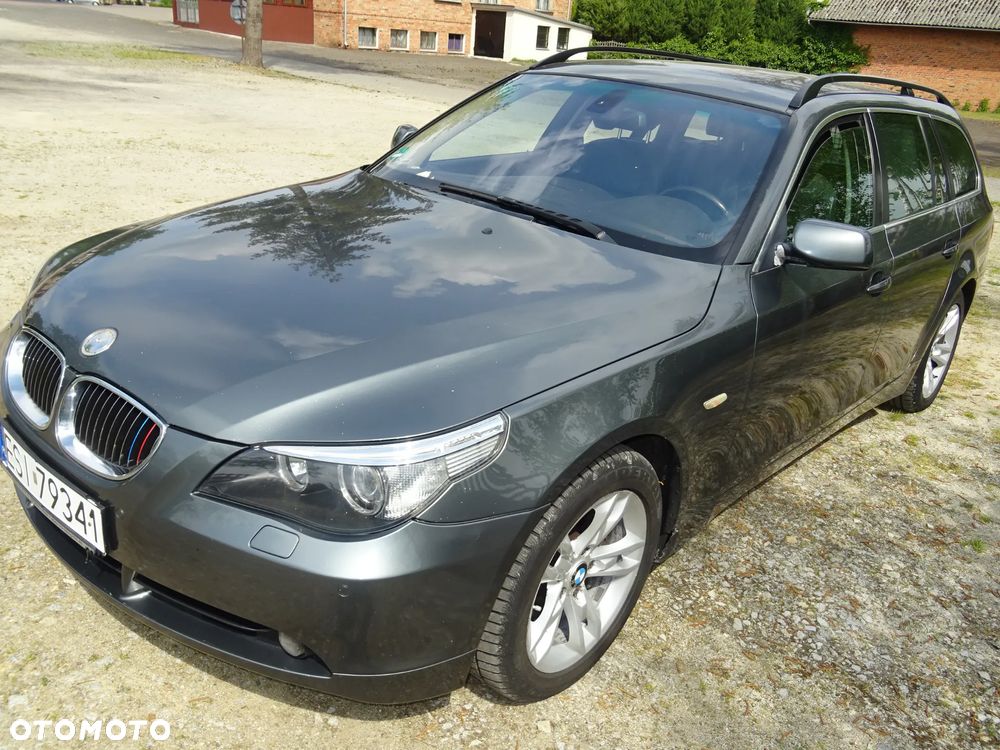BMW E61 E60 TITANGRAU II DRZWI LEWY PRZÓD LEWE PRZEDNIE - 1