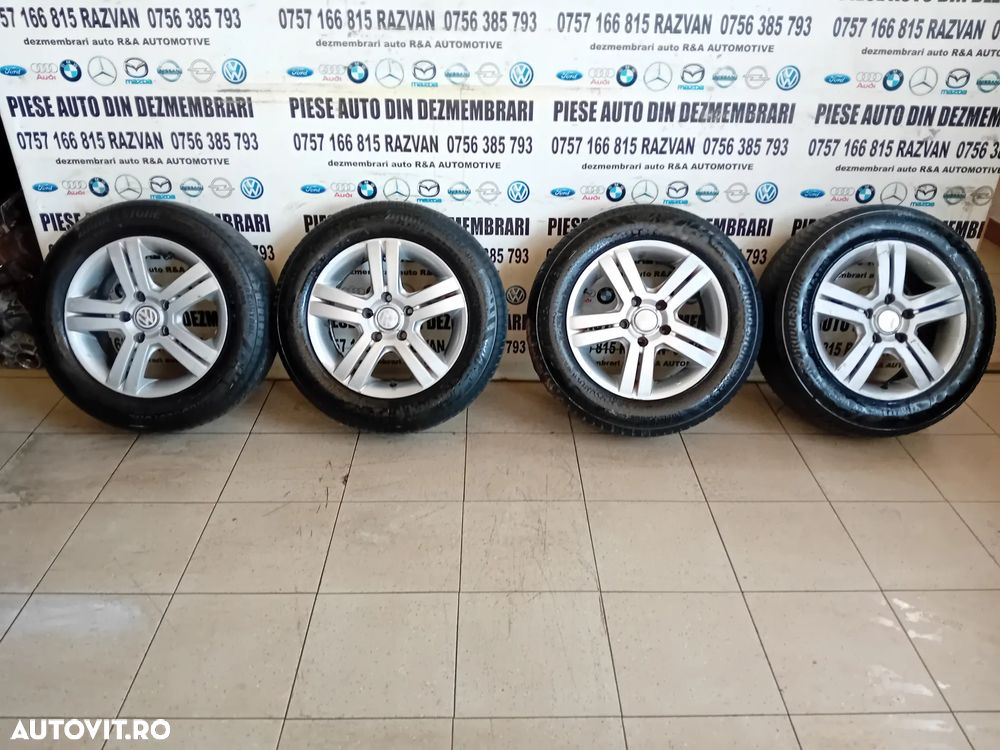 Jante Aliaj R15 Vw Golf 6 Touran Caddy Jetta 5x112 196/65R15 - 1