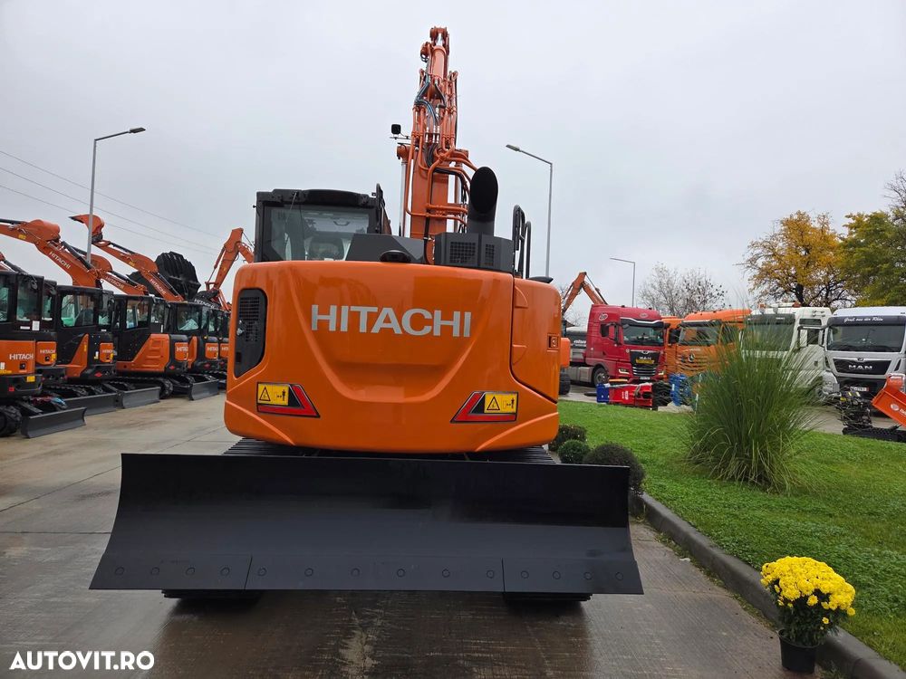 Hitachi ZX135-7, NOU, 2025, COMPACT-rotire gabarit senile, LAMA NIVELARE, Adancime sapaare 6m, Inst picon, camera spate, camere laterale, Consum 6l/h, Masa operationala 16t, Cupa 1,2m latime, Ridica 9t, latime 2,49m, leasing 5 ani ,PROMOTIE 133.900 Eur+Tva - 8