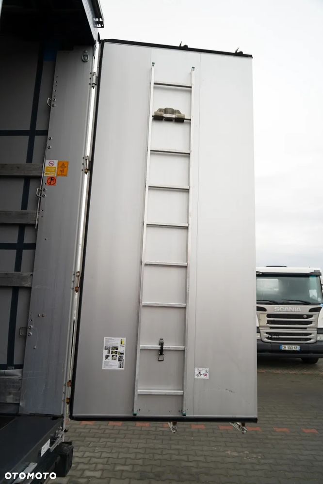 Wielton FIRANKA STANDARD / PODNOSZONY DACH / SYSTEM BDE - ROZSUWANE SŁUPKI / OŚ PODNOSZONA / MAŁO UŻYWANA - 14