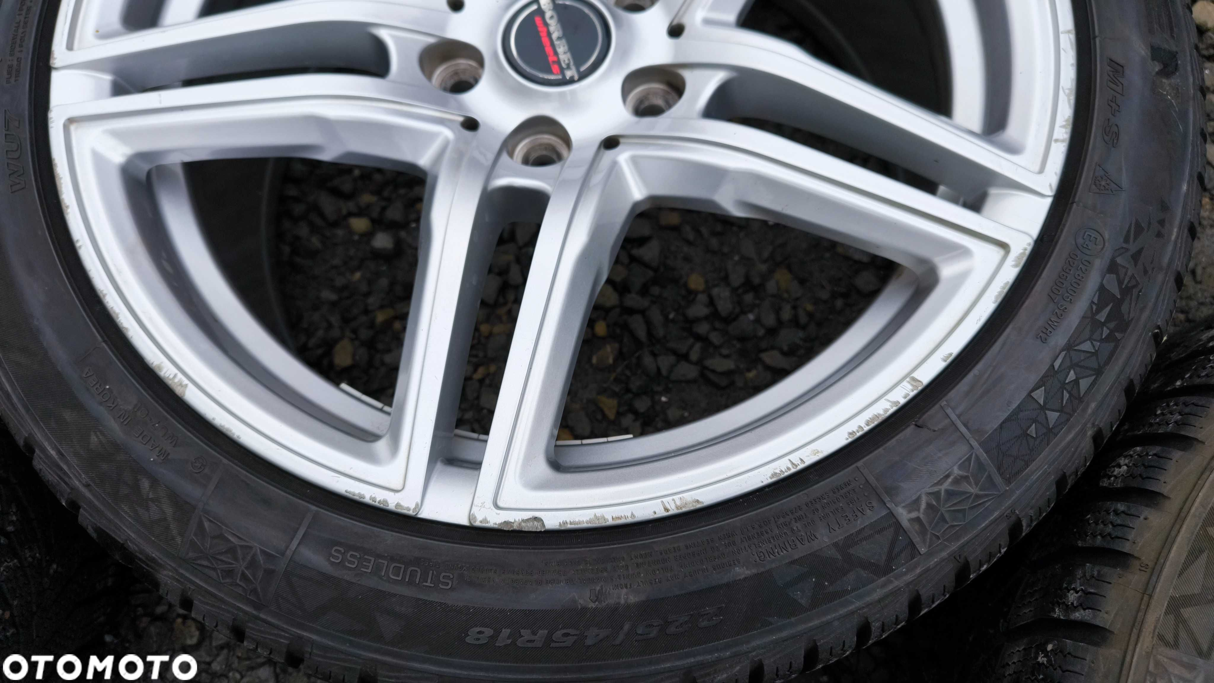 Koła Skoda VW Audi Seat Mercedes BMW 18 cali 5x112 ET45 Opony 225/45 - 5