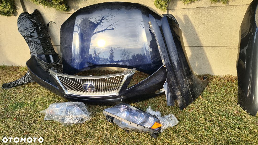 Lexus RX350 RX450h 09-12 zderzak przod maska xenon chlodnice - 1